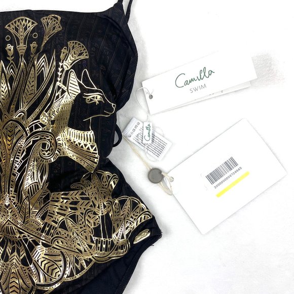 Auc CAMILLA COBRA KING STRAIGHT NECK HIGH LEG ONE PIECE - Picture 2 of 16